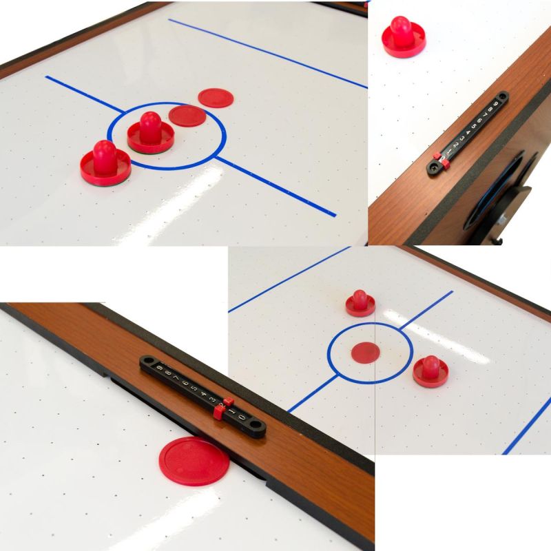 Enero 3-in-1 ROTARY GAME TABLE, BILLIARDS, TABLE FOOTBALL, AIR HOOK-UP .5CM GSP-1050607