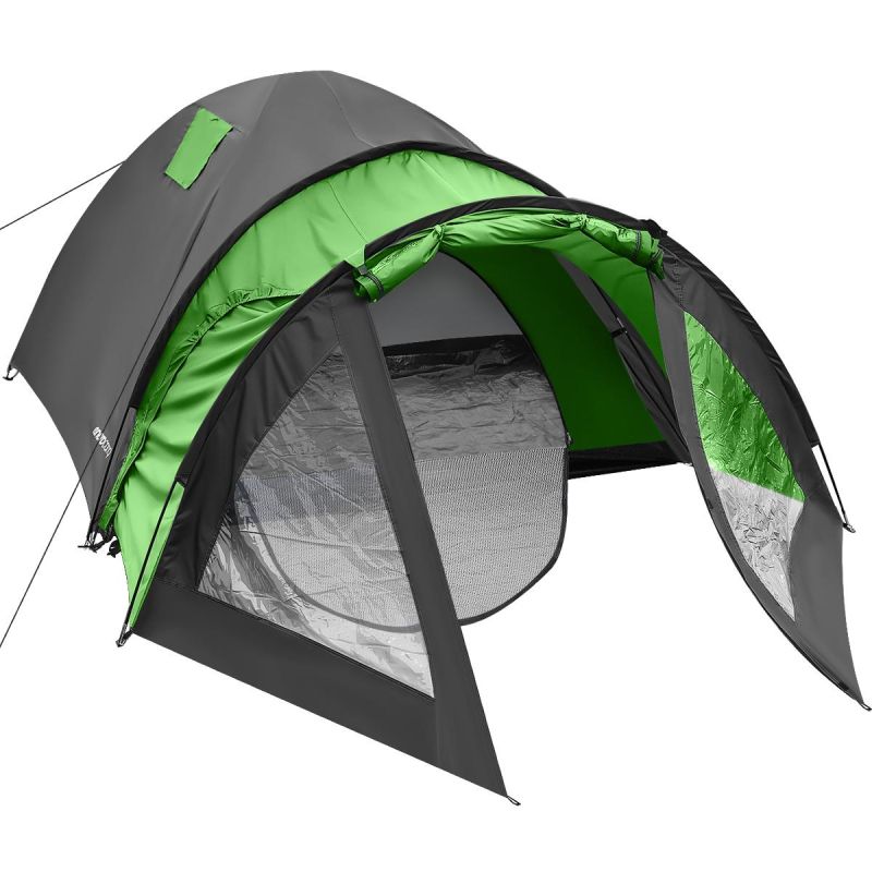 Enero 4-Person Cool Black-Green Camp Tent zöld tents, tourist equipment