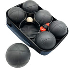 Enero 6-PIECE PETANQUE BALLS - BLACK BOULE, PRO COVER fekete takaró