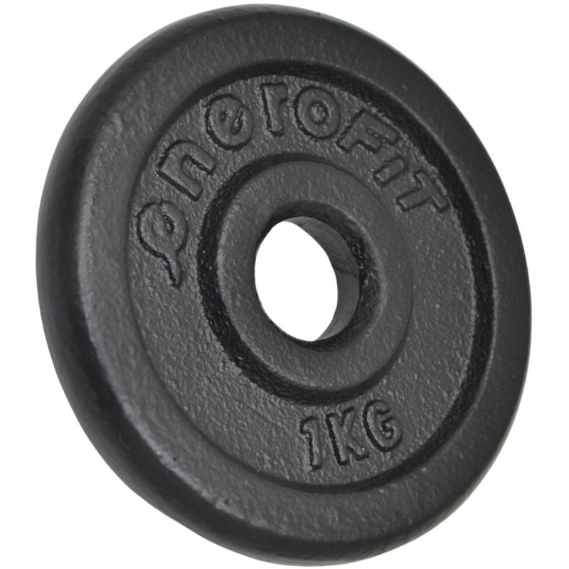 Enero BLACK CAST IRON WEIGHT 1 KG FIT Ø26.5 1 PCS fekete edzőfelszerelés