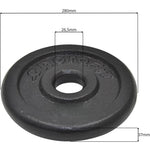 Enero BLACK CAST IRON WEIGHT 10KG FIT Ø26.5 1 pc. fekete edzőfelszerelés