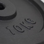 Enero BLACK CAST IRON WEIGHT 10KG FIT Ø26.5 1 pc. fekete edzőfelszerelés