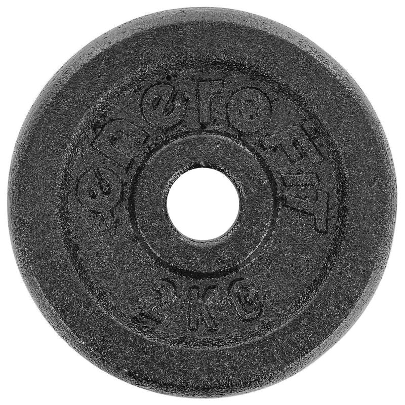 Enero BLACK CAST IRON WEIGHT 2 KG FIT Ø26.5 fekete edzőfelszerelés