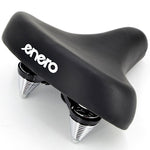 Enero Black Wide City Bicycle Saddle fekete GSP-1087603