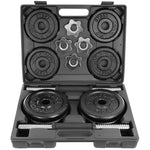 Enero CAST IRON DUMBBELL 19 KG (2x9.5 KG) FIT CASE fekete edzőfelszerelés