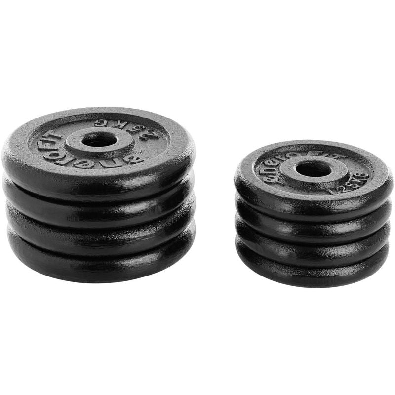 Enero CAST IRON DUMBBELL 19 KG (2x9.5 KG) FIT CASE fekete edzőfelszerelés