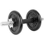 Enero CAST IRON DUMBBELL 19 KG (2x9.5 KG) FIT CASE fekete edzőfelszerelés