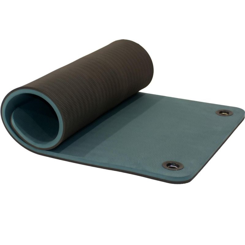 Enero CLUB FITNESS MAT WITH HOLES FIT fekete jóga matrac