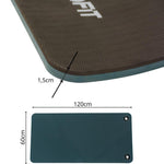 Enero CLUB FITNESS MAT WITH HOLES FIT fekete jóga matrac