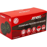 Enero DOUBLE EPP MASSAGE BALL 8CM FIT fekete
