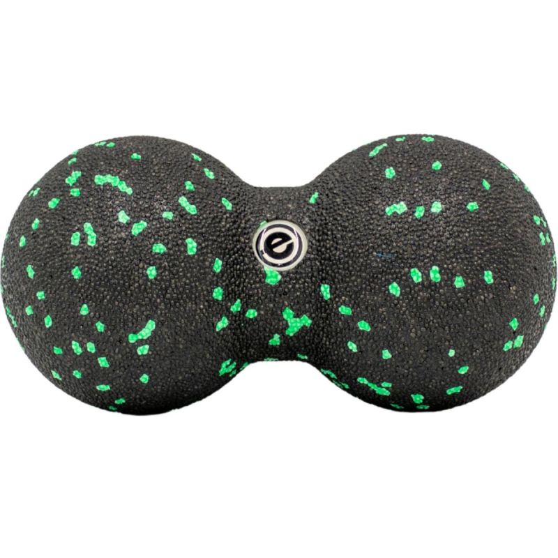 Enero DOUBLE EPP MASSAGE BALL 8CM FIT fekete