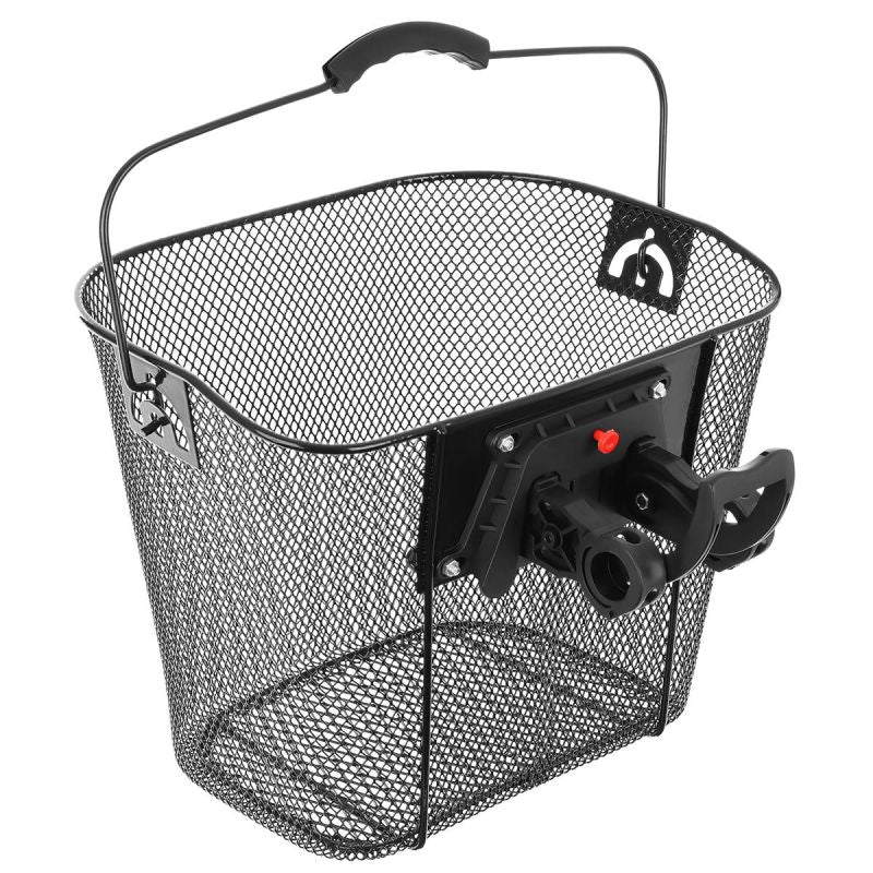 Enero FRONT BICYCLE BASKET CLICK-MOUNTED BLACK fekete