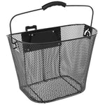 Enero FRONT BICYCLE BASKET CLICK-MOUNTED BLACK fekete