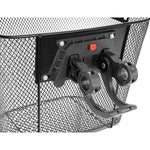 Enero FRONT BICYCLE BASKET CLICK-MOUNTED BLACK fekete
