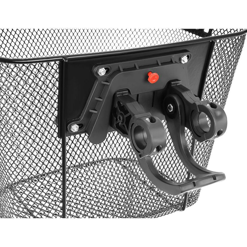Enero FRONT BICYCLE BASKET CLICK-MOUNTED BLACK fekete