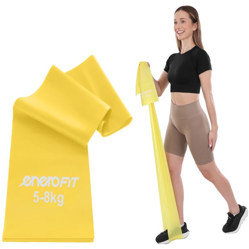 Enero Pro TRAINING TAPE FOR PILATES EXERCISES .25MM 5-8KG YELLOW sárga edzőszalag