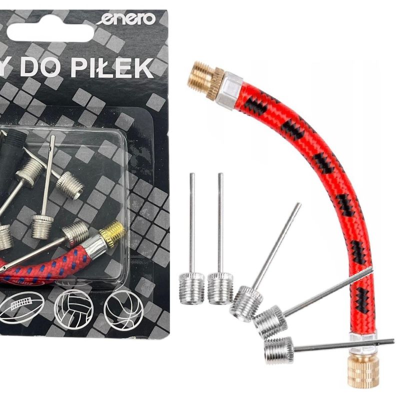 Enero SET OF 5 NEEDLES WITH HOSE FOR BALL PUMP készlet
