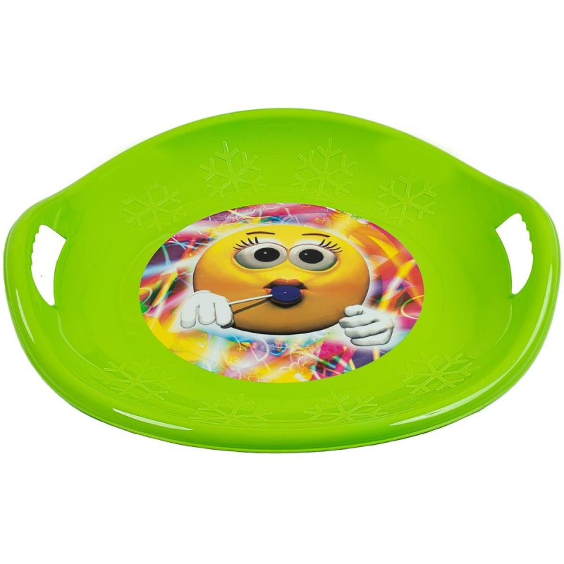 Enero UFO Snow Sledding Disc, Green, Contoured, R.M zöld edzőfelszerelés GSP-1064741