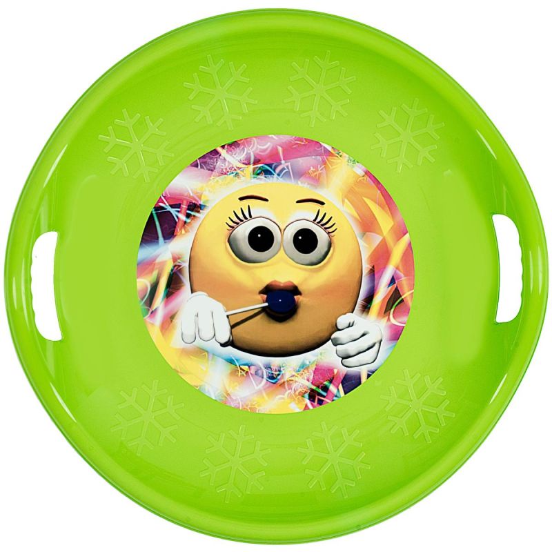 Enero UFO Snow Sledding Disc, Green, Contoured, R.M zöld edzőfelszerelés GSP-1064741