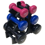 Enero VDB 7KG DUMBBELL SET CHRISTMAS TREE STAND FIT fekete edzőfelszerelés