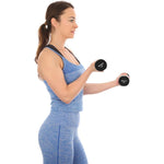Enero VDB 7KG DUMBBELL SET CHRISTMAS TREE STAND FIT fekete edzőfelszerelés