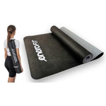 Enero YOGA AND FITNESS MAT TPE ANTI-SLIP BLACK AND GREY FIT szürke jóga matrac