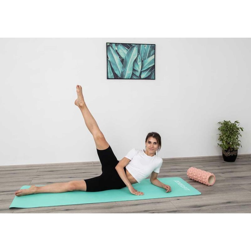 Enero YOGA AND FITNESS MAT TPE ANTI-SLIP MINT-GRAY FIT szürke jóga matrac