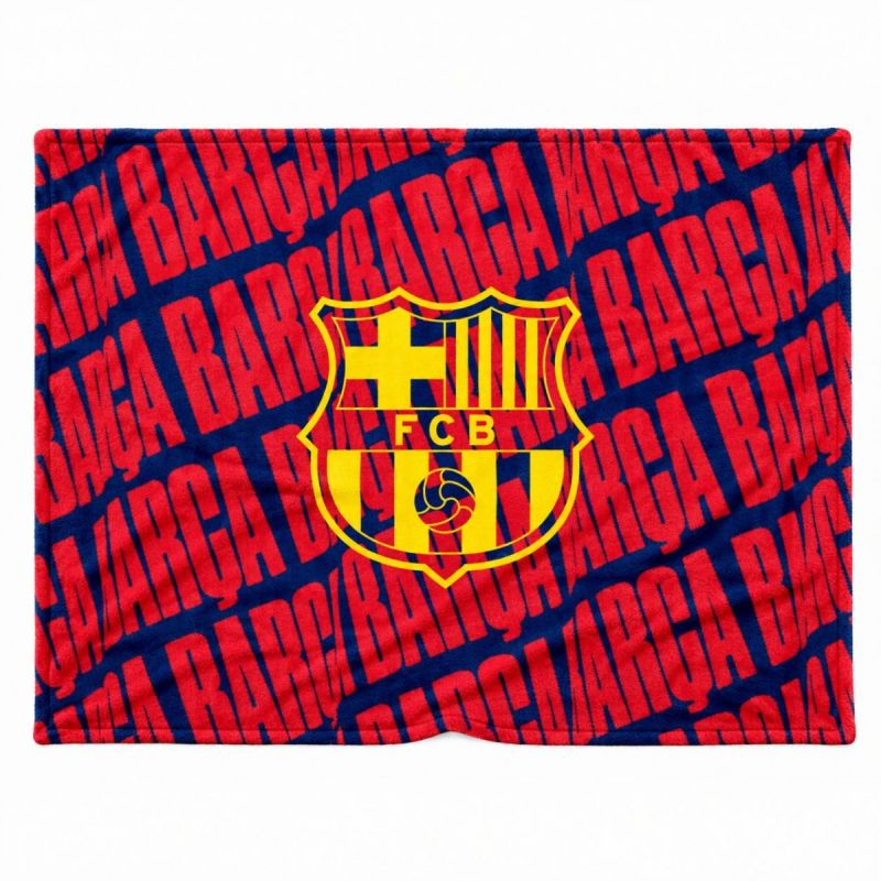 FC Barcelona blanket premium quality blanket granatowy kiegészítő 125401