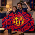 FC Barcelona blanket premium quality blanket granatowy kiegészítő 125401