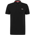 Fila Sunchon póló 80010 T-shirt fekete férfi galléros póló