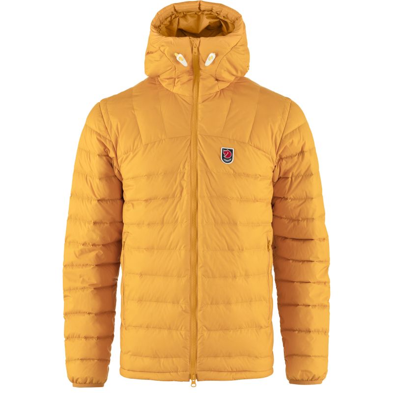 Fjällräven Expedition Pack Down Hoodie men's winter yellow Kabát férfi F86121-161