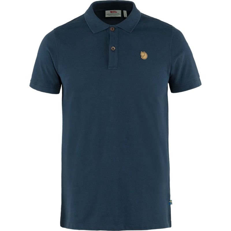 Fjällräven Övik póló Shirt M men's sports póló shirt, navy kék férfi galléros póló F81511-560