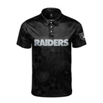 Foco Las Vegas Raiders Floral Wordmark férfi galléros Póló