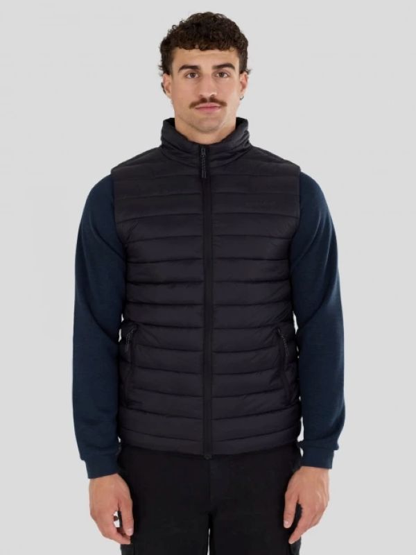 Fundango Flint Padded Vest fekete férfi mellény