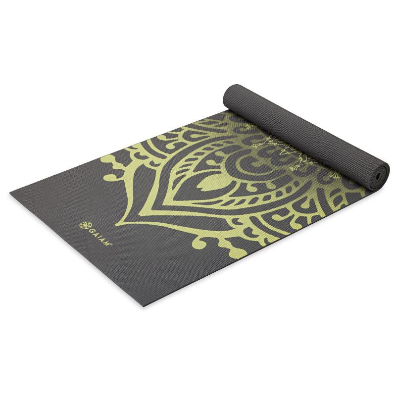Gaiam Cool Matcha Sundial Layers 5mm 65735 yoga mat - Sportmania.hu