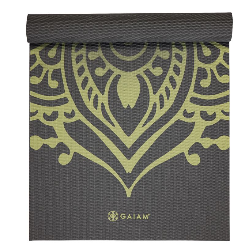 Gaiam Cool Matcha Sundial Layers 5mm 65735 yoga mat - Sportmania.hu