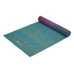 Gaiam Double-sided Yoga Mat "KIKU" 6 MM lila jóga matrac