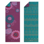 Gaiam Double-sided Yoga Mat "KIKU" 6 MM lila jóga matrac
