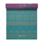 Gaiam Double-sided Yoga Mat "KIKU" 6 MM lila jóga matrac