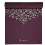 Gaiam Midnight Plum Sundial Flower Yoga Mat 5mm Edzőfelszerelés 65734