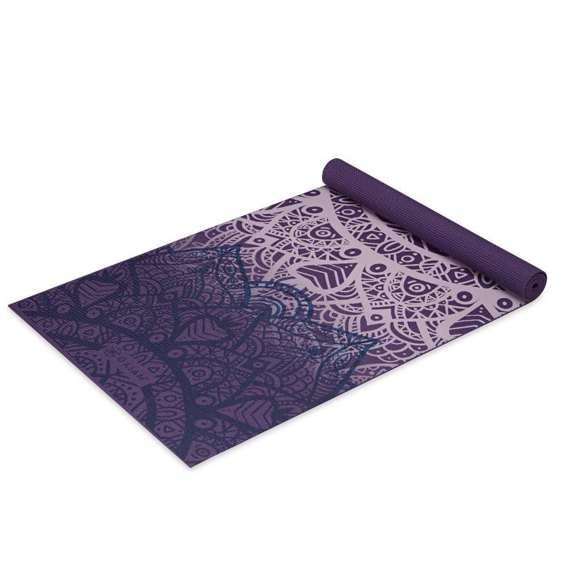 Gaiam Purple Lattice Yoga Mat 4 mm 64747 - Sportmania.hu