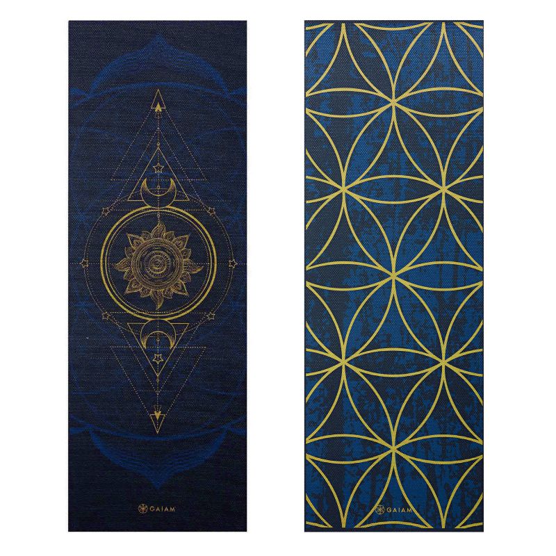 Gaiam Sun and Moon double-sided yoga mat 6mm Edzőfelszerelés 63419