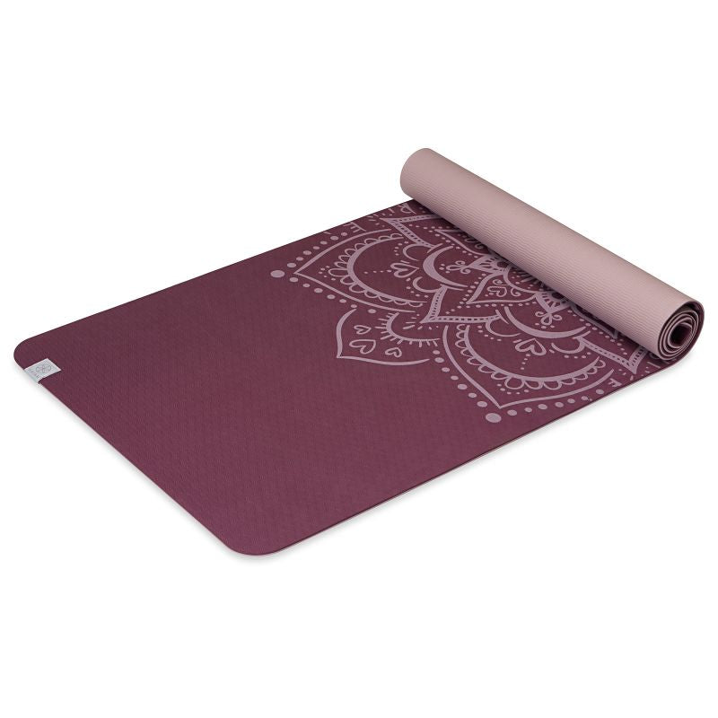 Gaiam TPE Yoga Mat BLUSH 6 MM edzőfelszerelés 64262