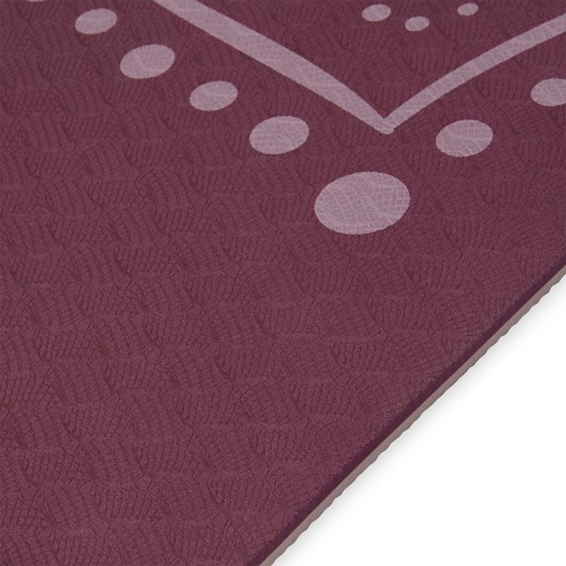 Gaiam TPE Yoga Mat BLUSH 6 MM edzőfelszerelés 64262