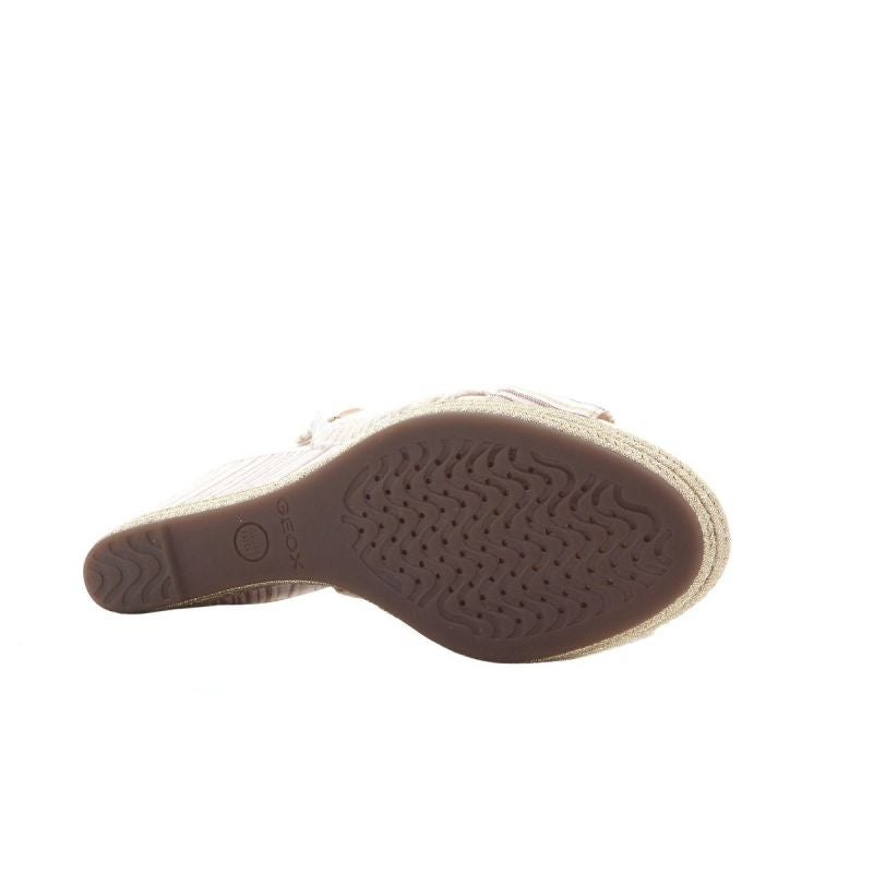 Geox D Janira FW D82P6F 0AW11 C5555 wedge bézs női utcai cipő
