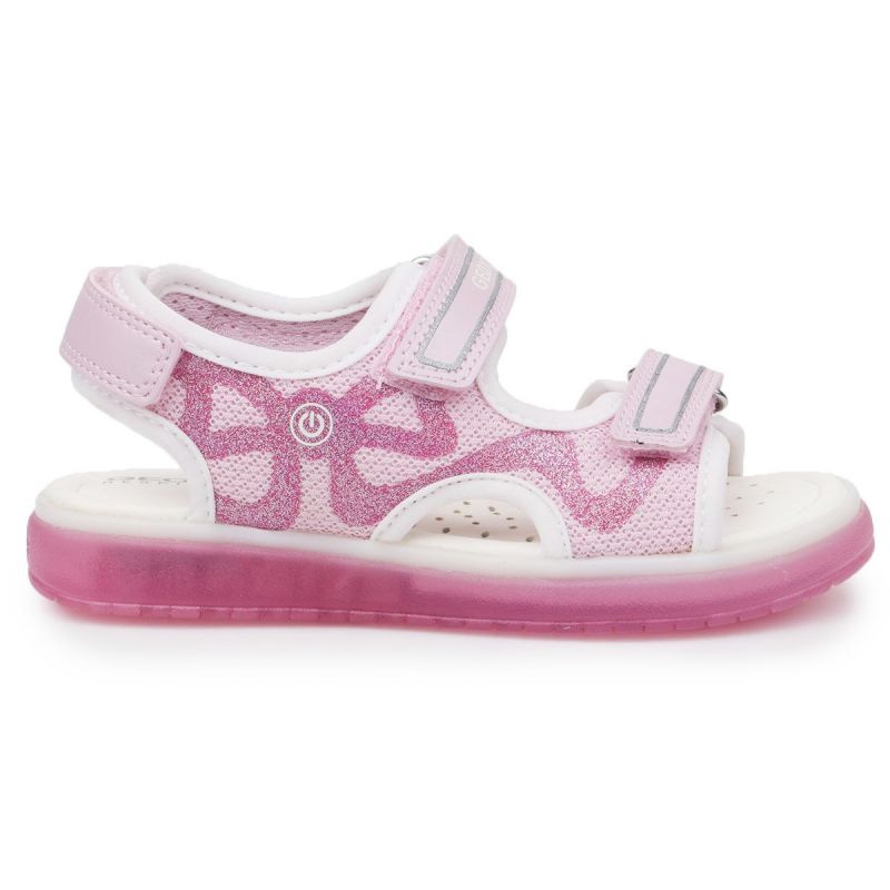 Geox J S.Blikk GB Jr J928UB-0ASAJ-C8208 Sandals rózsaszín utcai cipő, gyerek Szandál