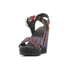 Geox W D82P6G 000AW C0042 wedge színes női utcai cipő