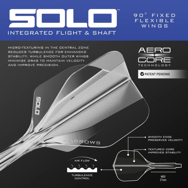 Harrows 90% softip darts GEO01Parallel