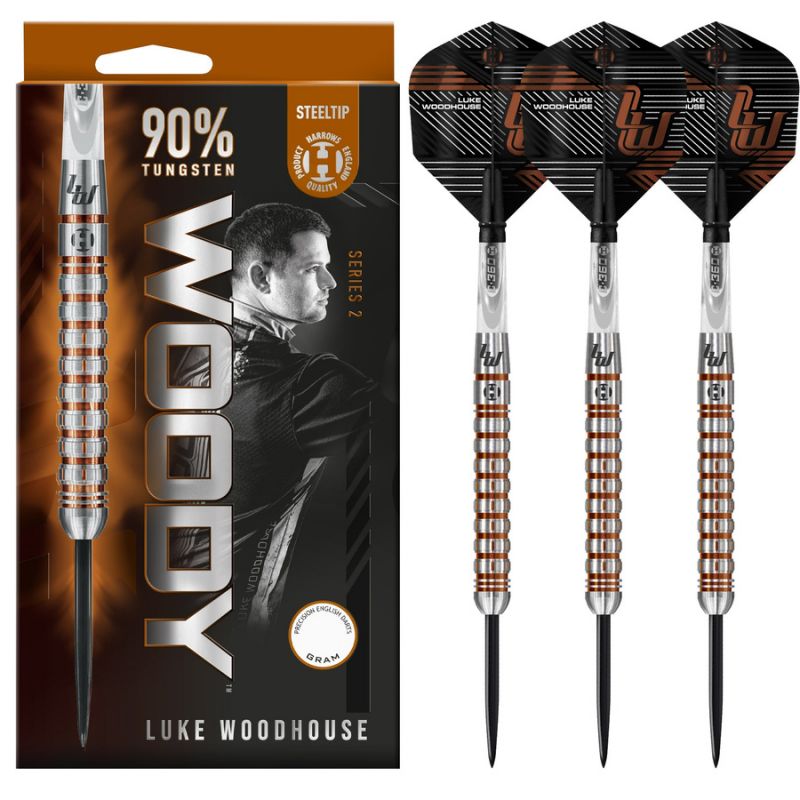Harrows 90% Steeltip Darts WOODYLUKEWOODHOUSE290%