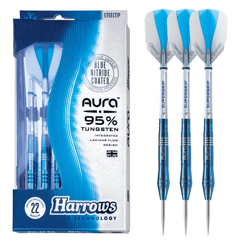 Harrows Aura Darts 95% Steeltip dart felszerelés HS-TNK-000013652